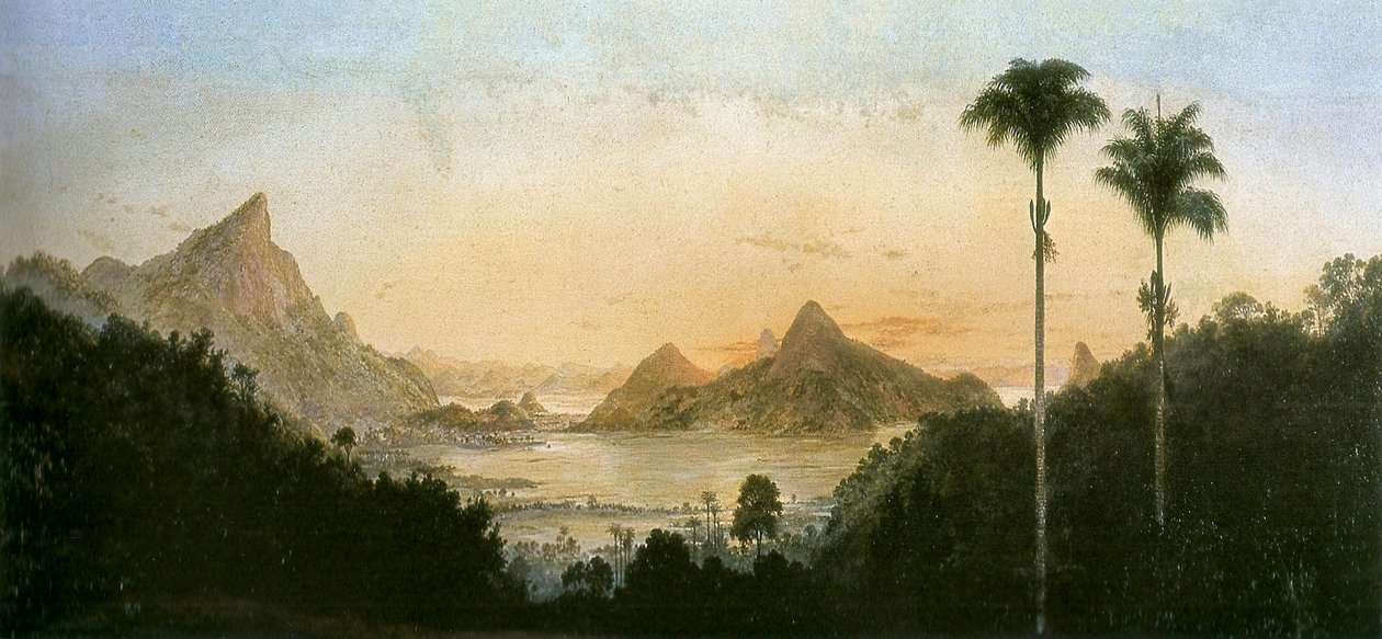 Rodrigo de Freitas Lagoon، de Rio بواسطة نيكولا أنطونيو فاكتشينتي