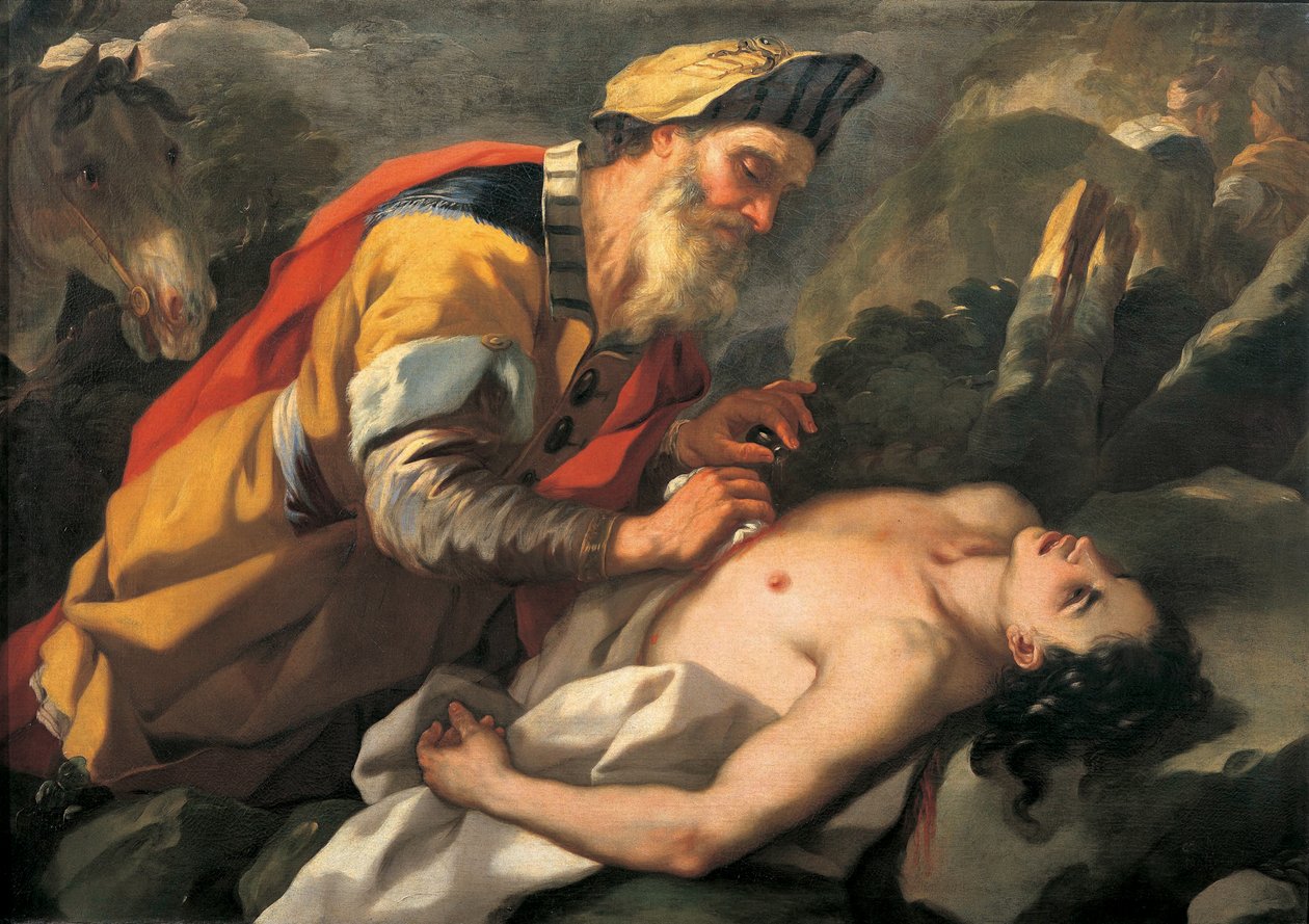 السامري الصالح ، حوالي 1705. بواسطة نيكولا مالينكونيكو