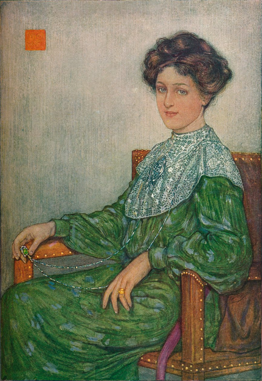 صورة للسيدة ج. مالتوود ، c1892-1906 ، 1906-7 بواسطة Nicolaas Wilhelm Jungmann