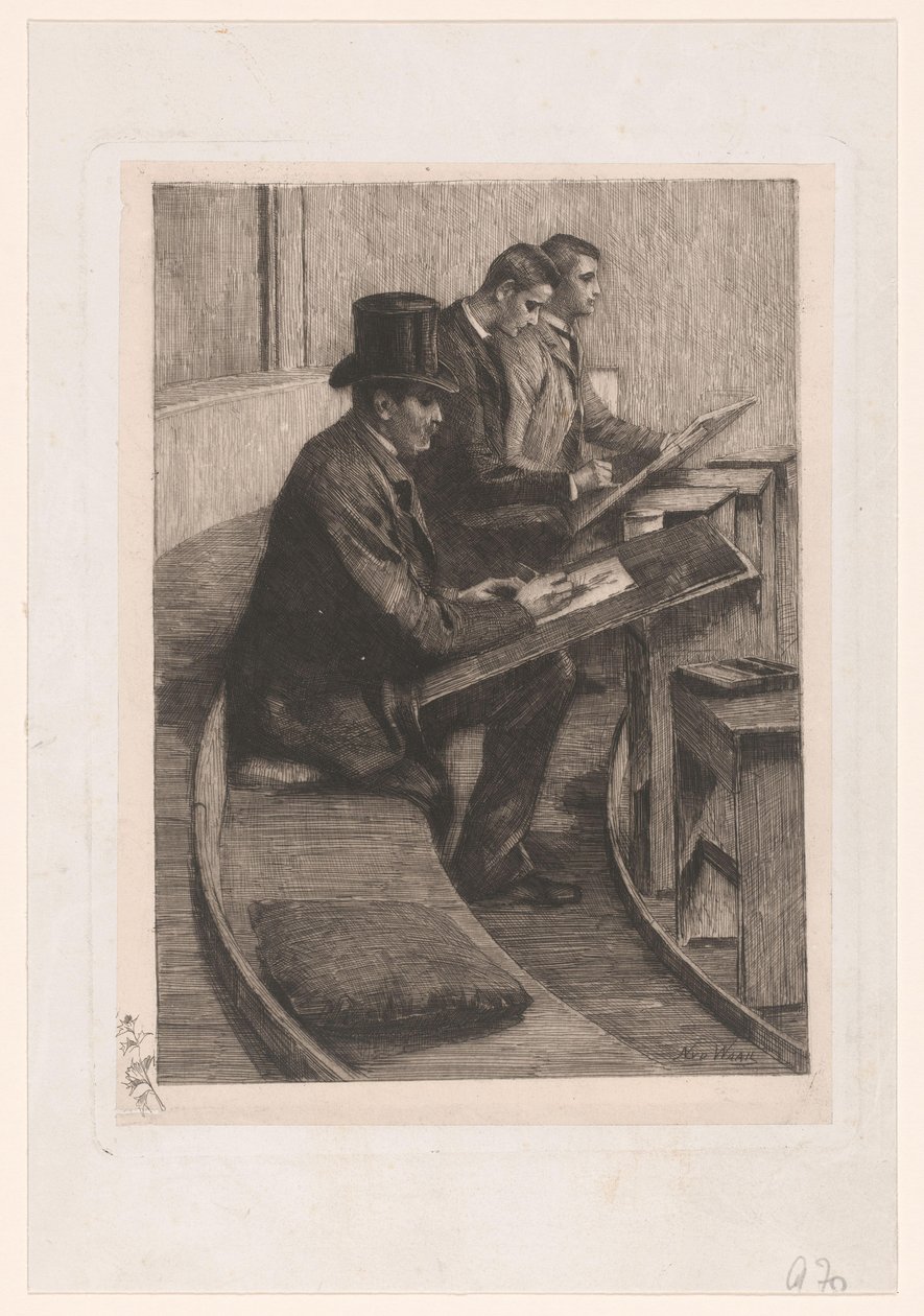 رسم الرجال بواسطة Nicolaas van der Waay