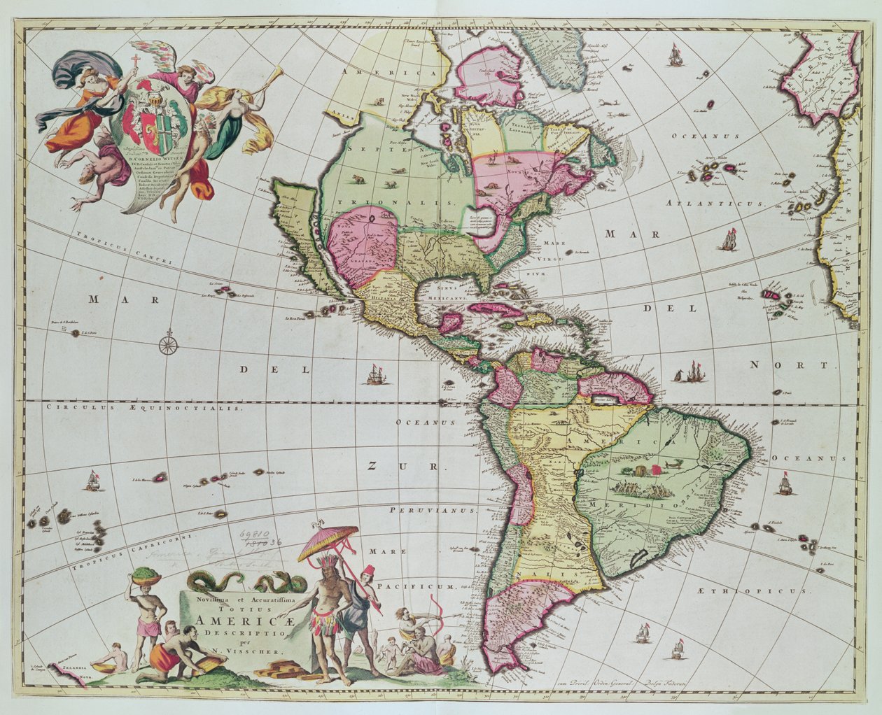 وأخيرًا من Delft بواسطة N. Visscher ، 1648 (نقش الألوان) بواسطة نيكولايس جانز فيشر