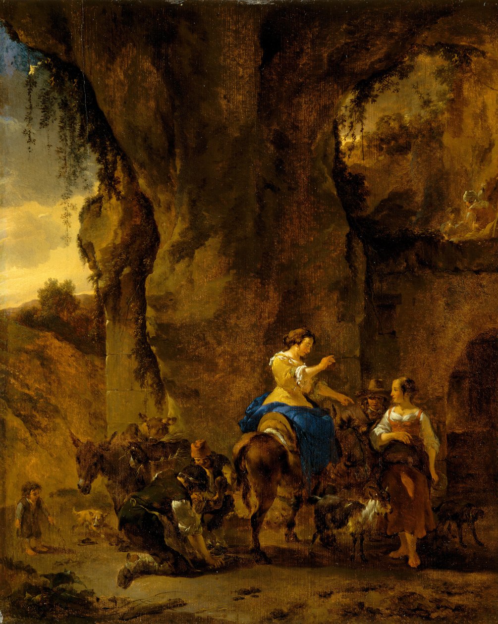 The Country Farrier ، أوائل ستينيات القرن السادس عشر (زيت على لوح بلوط) بواسطة نقولا بيتيرز. برشم