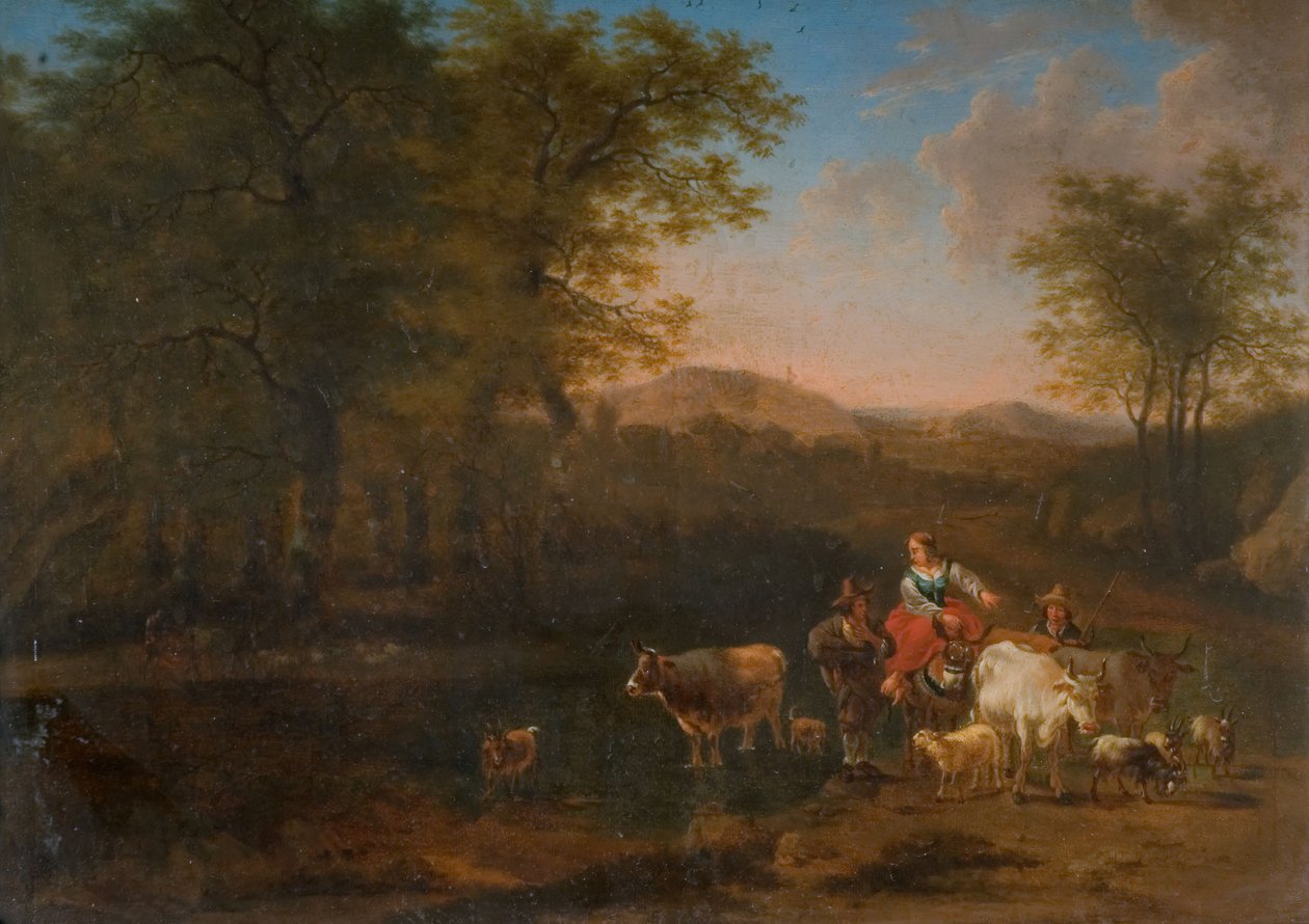 منظر رعوي بالأشكال ، 1683. بواسطة نقولاس بيرشم