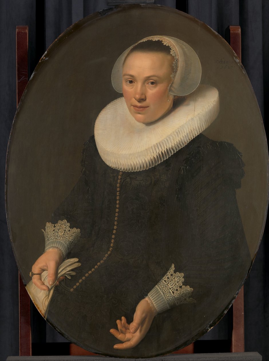 صورة ماريا يواكيمسدر سوارتينهونت (1598-1631) بواسطة نيكولايس إلياسز بيكينوي