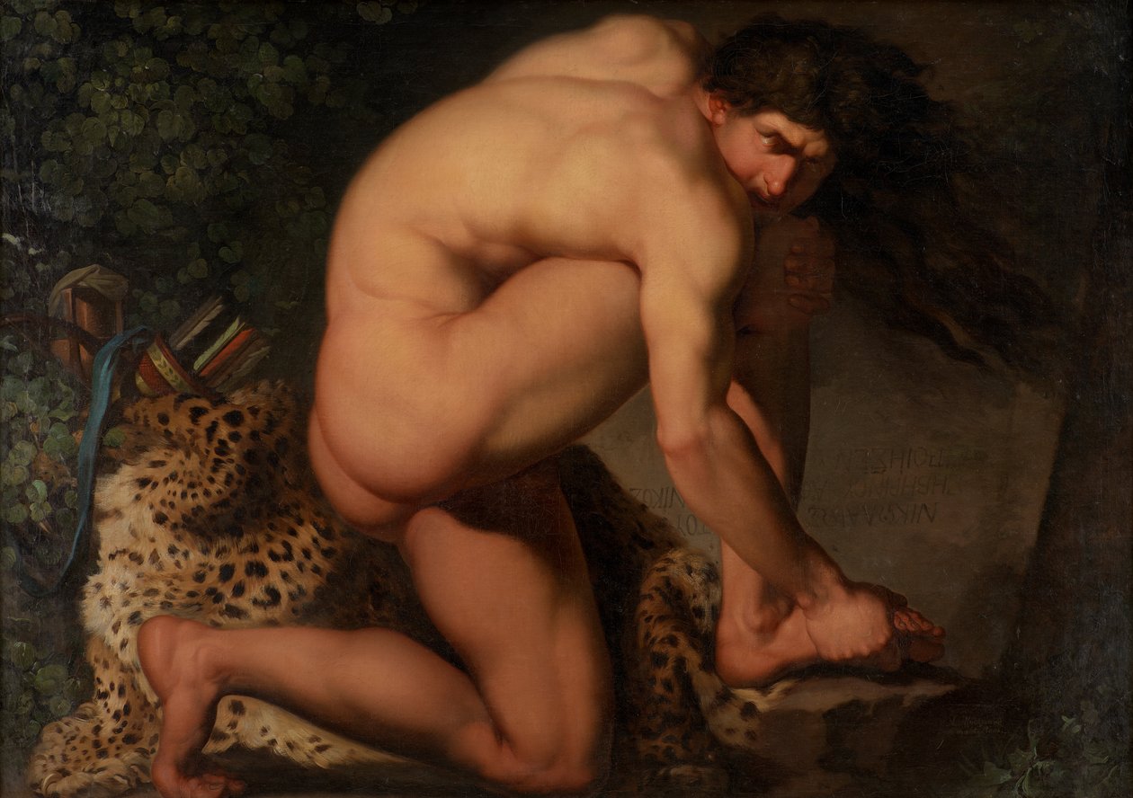 Philoctetes الجرحى بواسطة نيكولاي أبراهام أبيلغارد