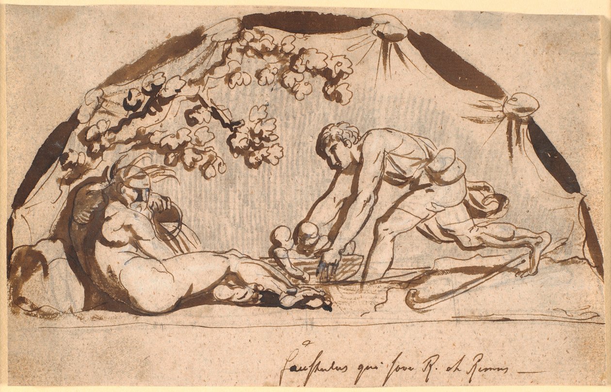 مكتشف Hyrden Faustulus Romulus و Remus بواسطة نيكولاي أبراهام أبيلدغارد