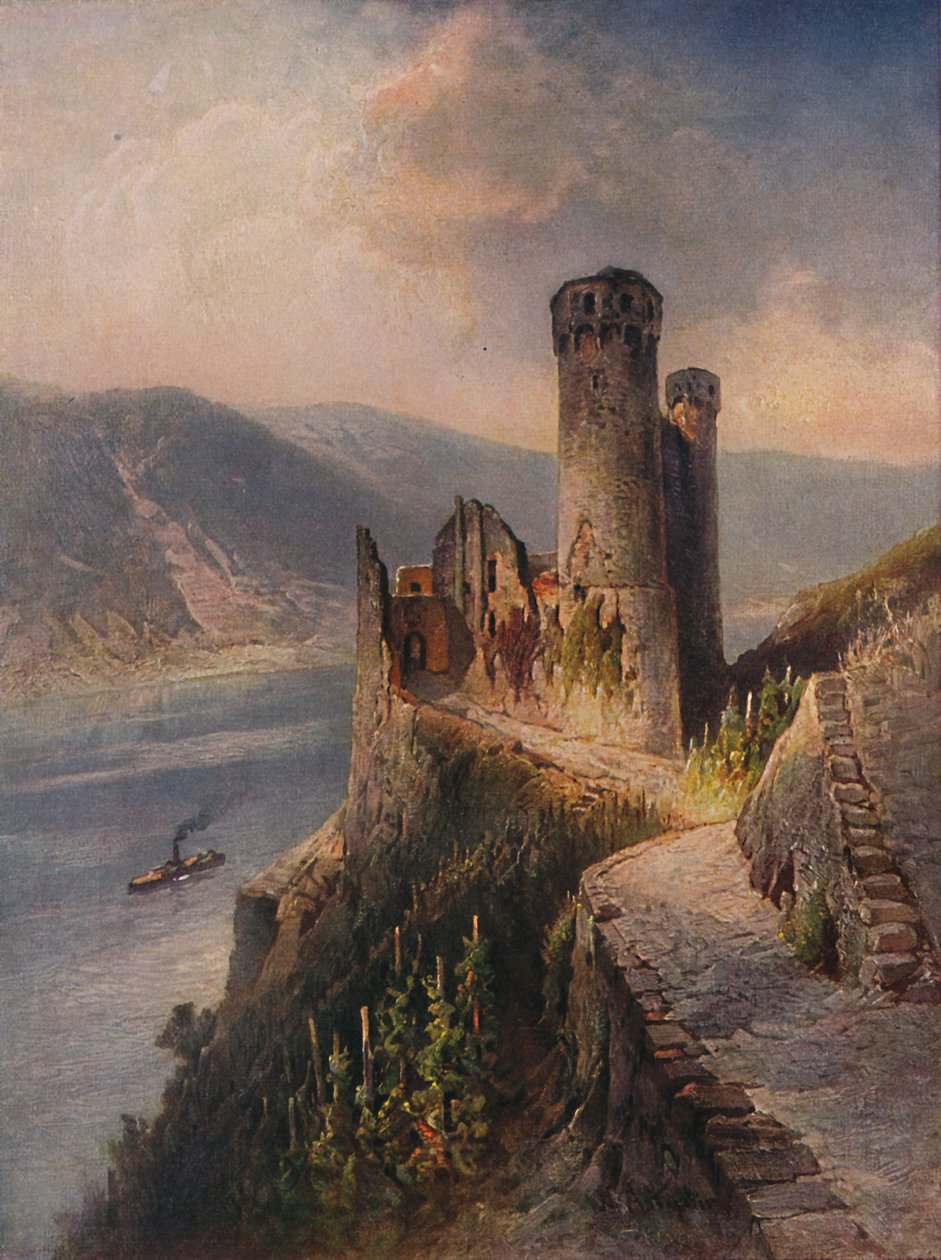 Ruine Ehrenfels ، قلعة إهرنفيلز ، 1923. بواسطة نيكولاي أستودين
