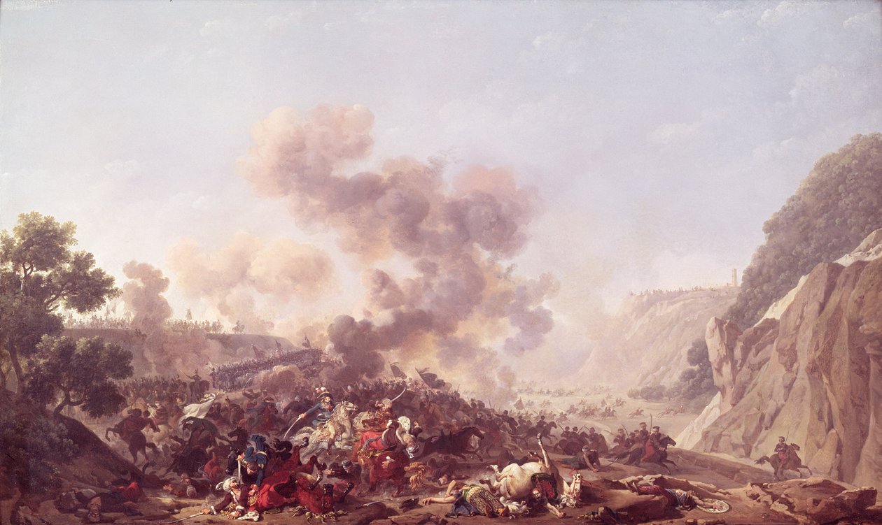 الجنرال جان أندوش جونوت (1771-1813) دوك دابرانتس ، في معركة الناصرة ، 8 أبريل 1799 بواسطة نيكولاس أنطوان توناي