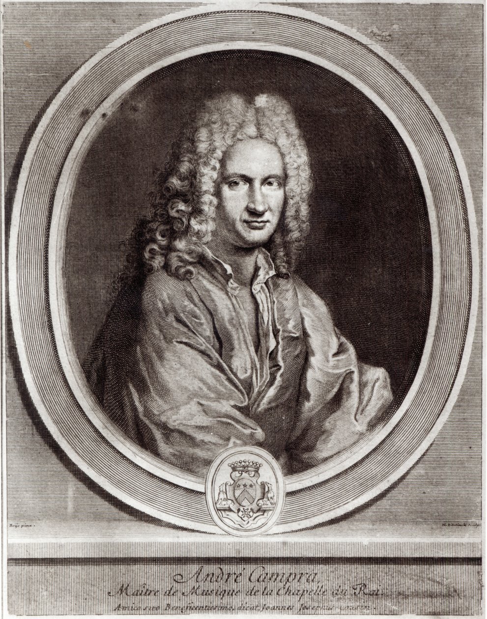 صورة أندريه كامبرا (1660-1744) بواسطة نيكولاس إتيان إيدلينك