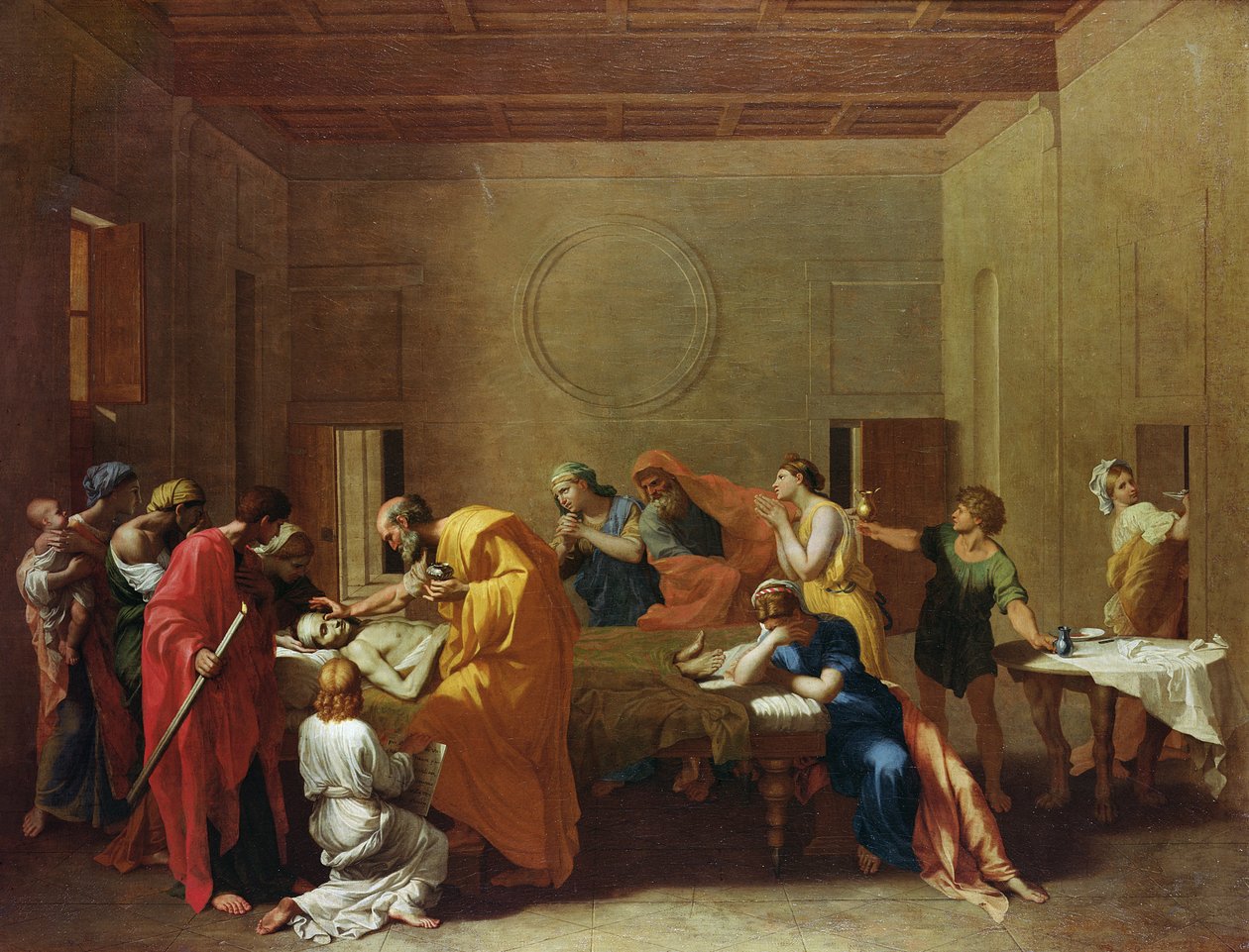 Unction Unction ، c.1637-40 بواسطة نيكولاس بوسين