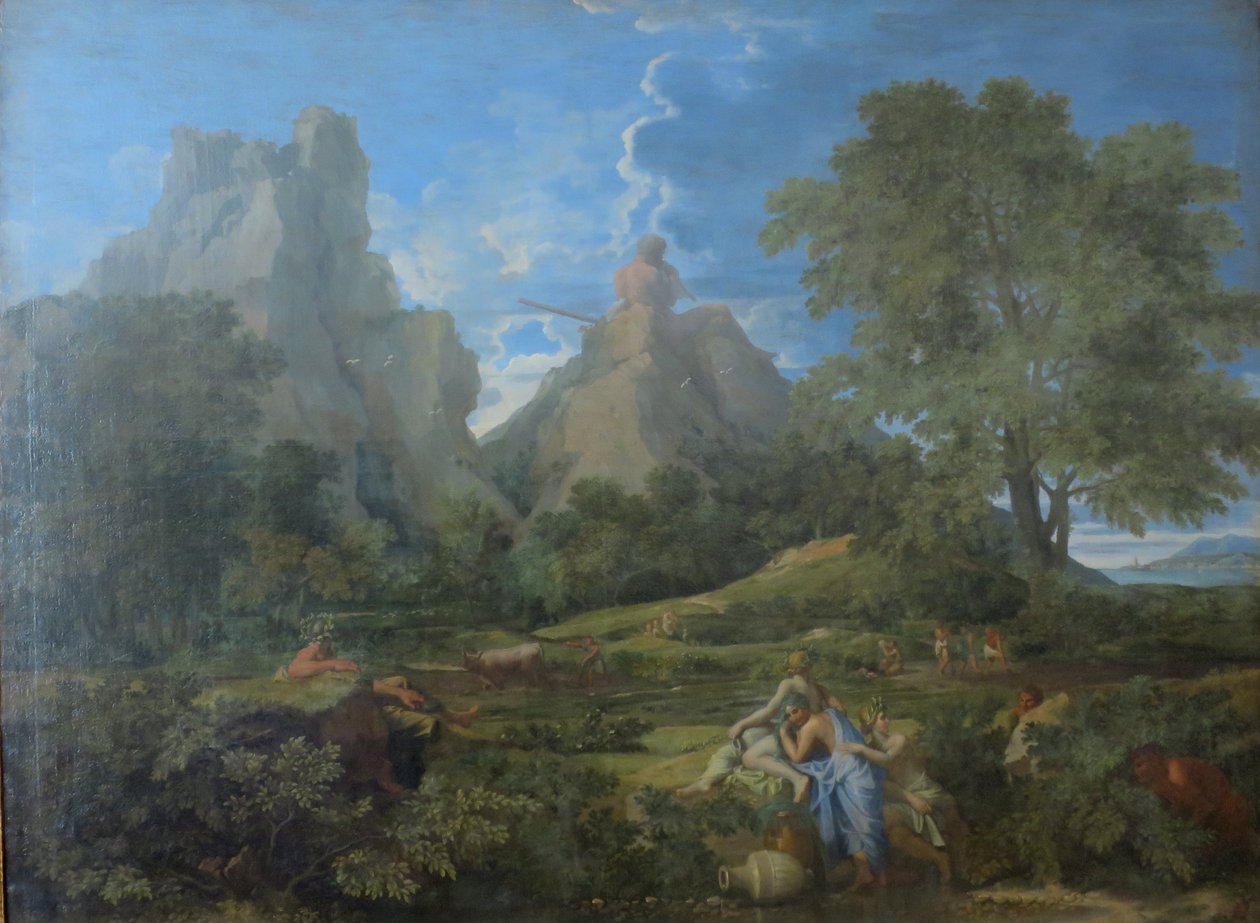 المناظر الطبيعية مع Polyphemus بواسطة نيكولاس بوسين