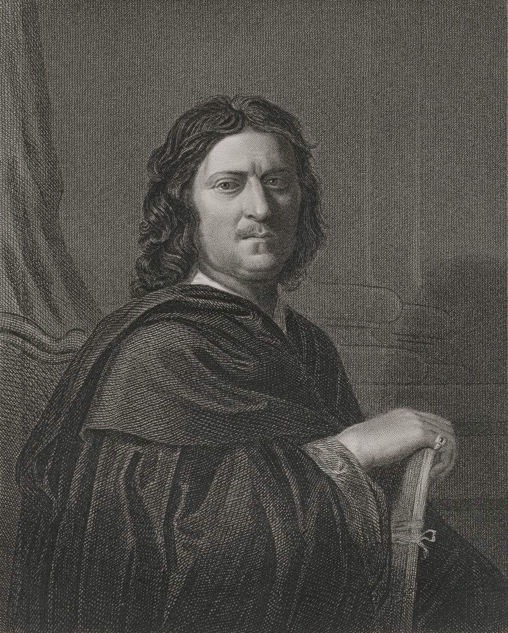 صورة الذات ، نقشها جيمس Posselwhite (1798-1884) حانة. بقلم ويليام ماكنزي بواسطة نيكولاس بوسين