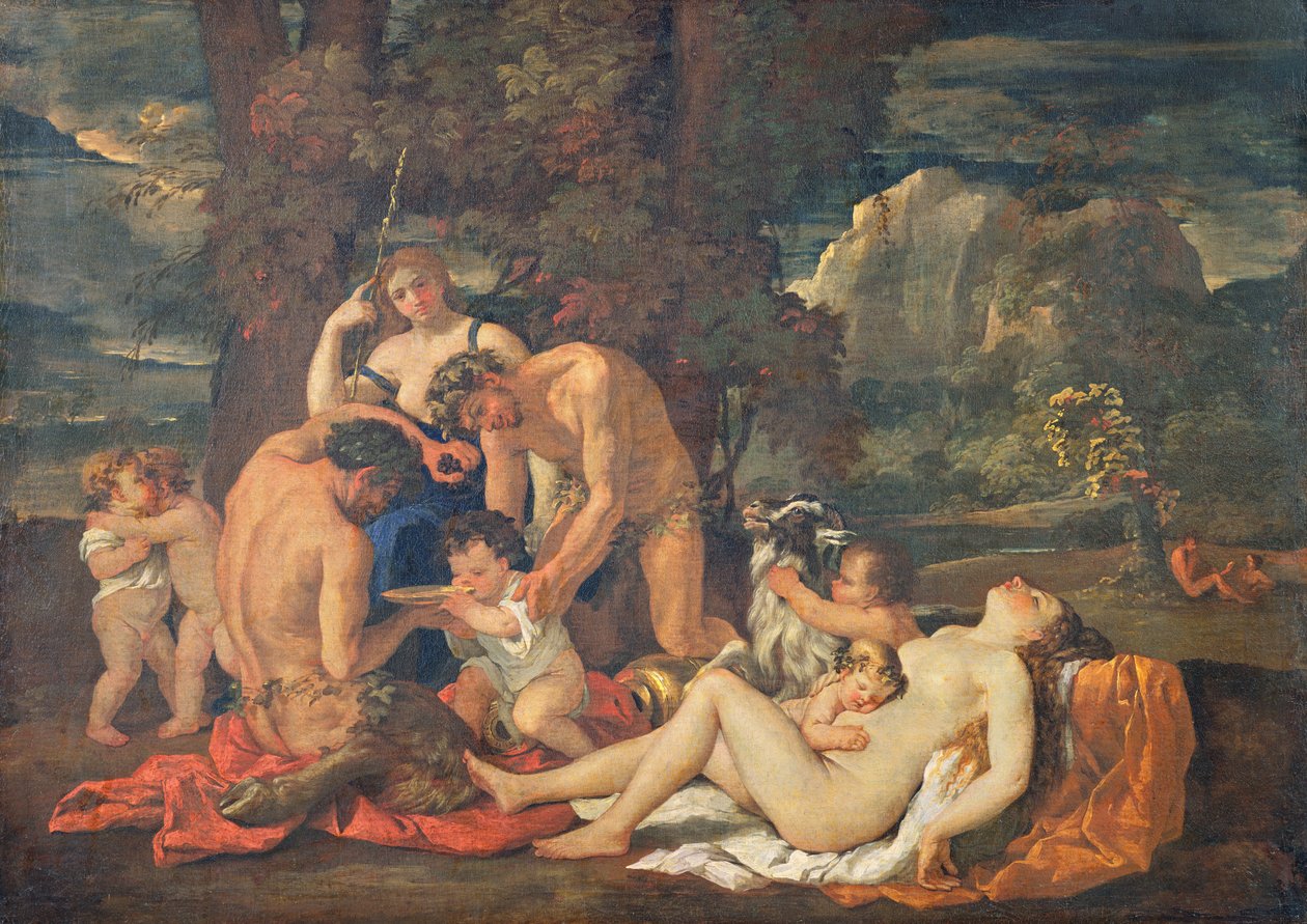 طفولة باخوس ، أو القليل Bacchanal ، c.1624-25 بواسطة نيكولاس بوسين
