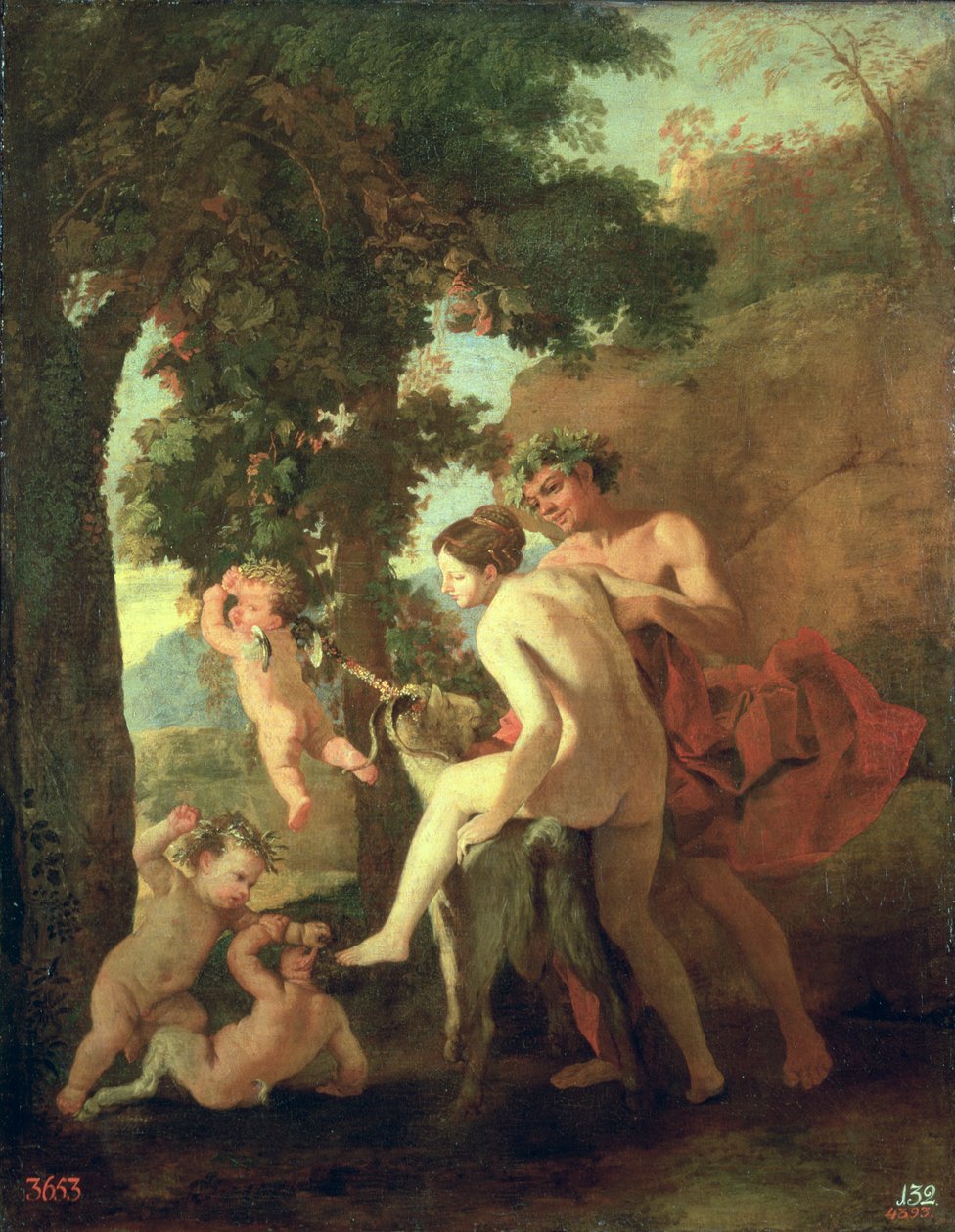 فينوس ، فاون وبوتي ، أوائل 1630s بواسطة نيكولاس بوسين