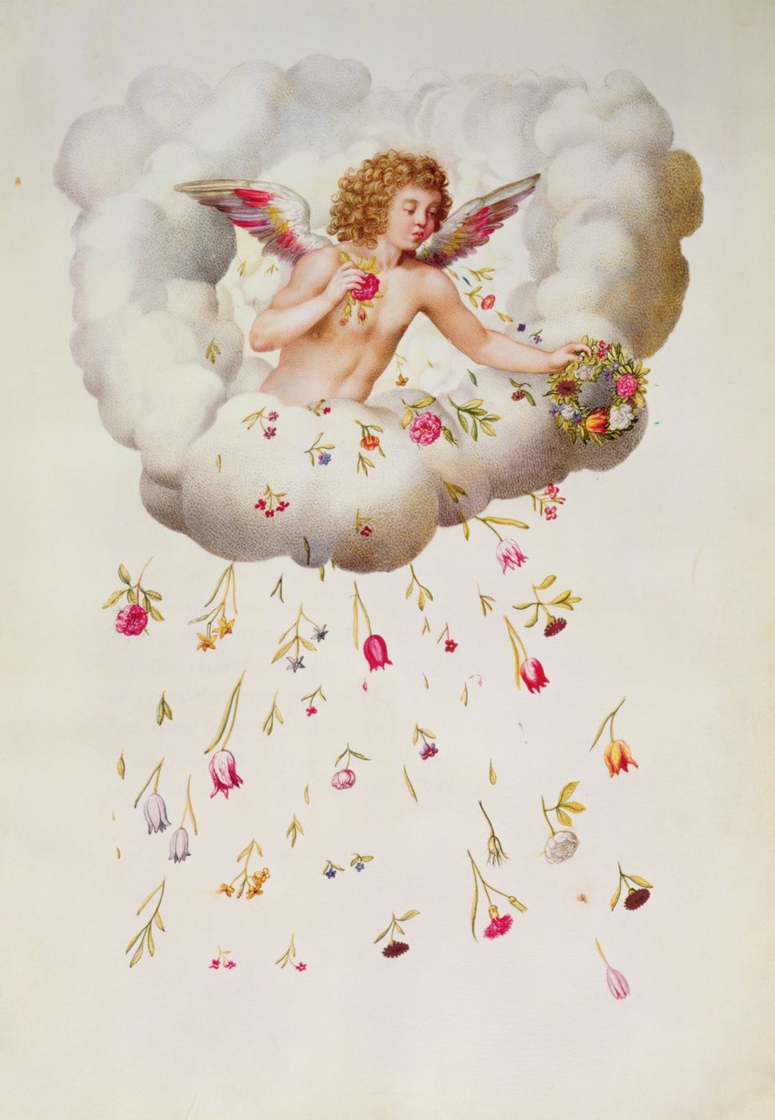 زفير من "La Guirlande de Julie" ، c.1642 بواسطة نيكولاس روبرت
