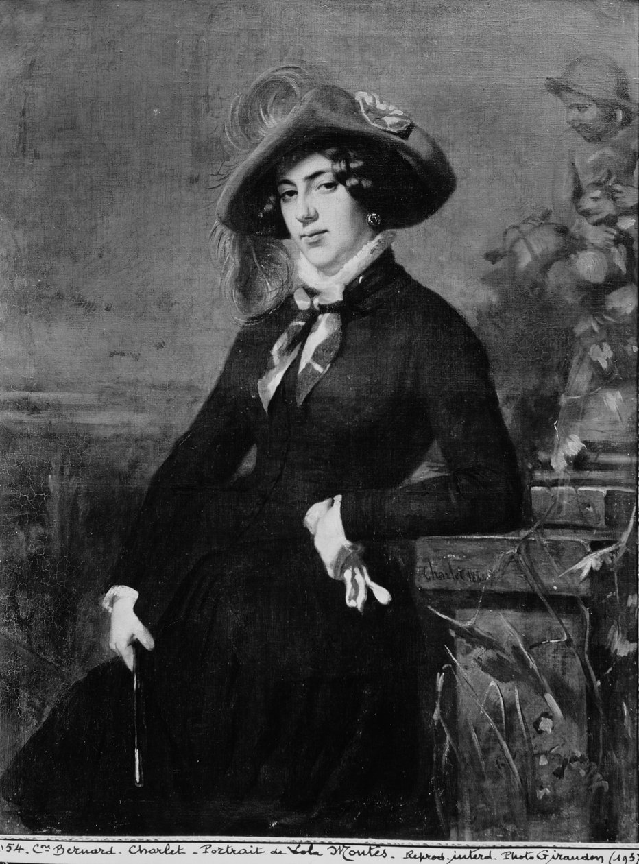 صورة لولا مونتيز (1821-61) ، 1844 بواسطة الكسندر جبرائيل (بعد) ديكامبس