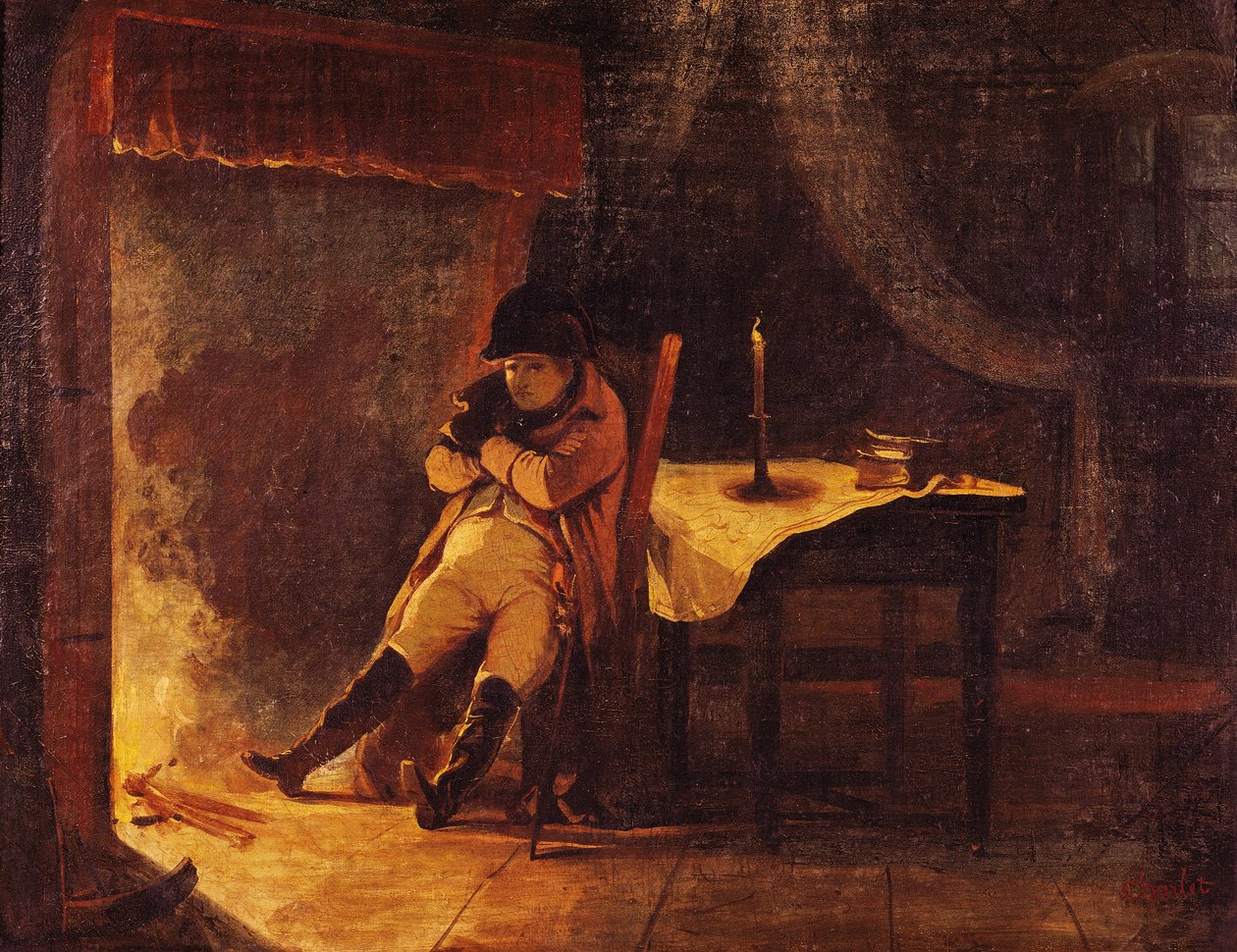 مساء معركة تشاموبيرت ، 1814 بواسطة الكسندر جبرائيل (بعد) ديكامبس