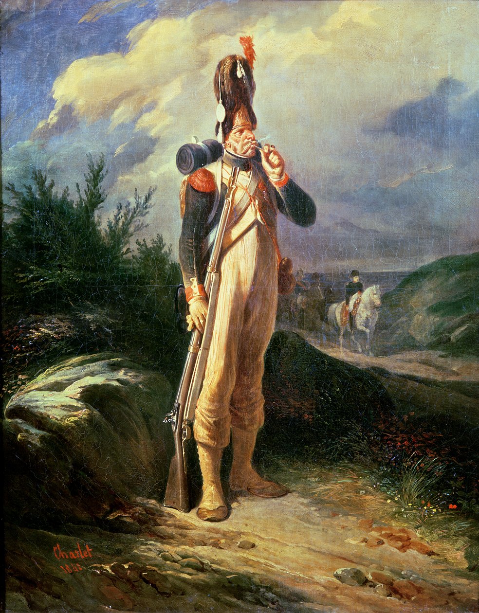 حرس غرينادير ، 1842 بواسطة الكسندر جبرائيل (بعد) ديكامبس