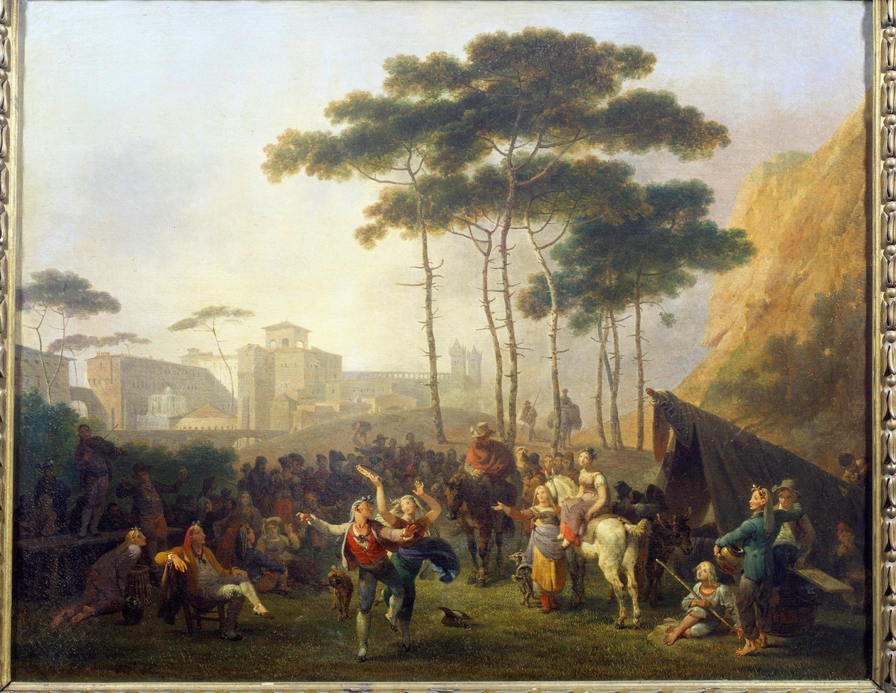 لوحة راقصة لنيكولاس توناي (1755-1830) ريمس من القرن التاسع عشر ، متحف الفنون الجميلة بواسطة نيكولاس أنطوان توناي