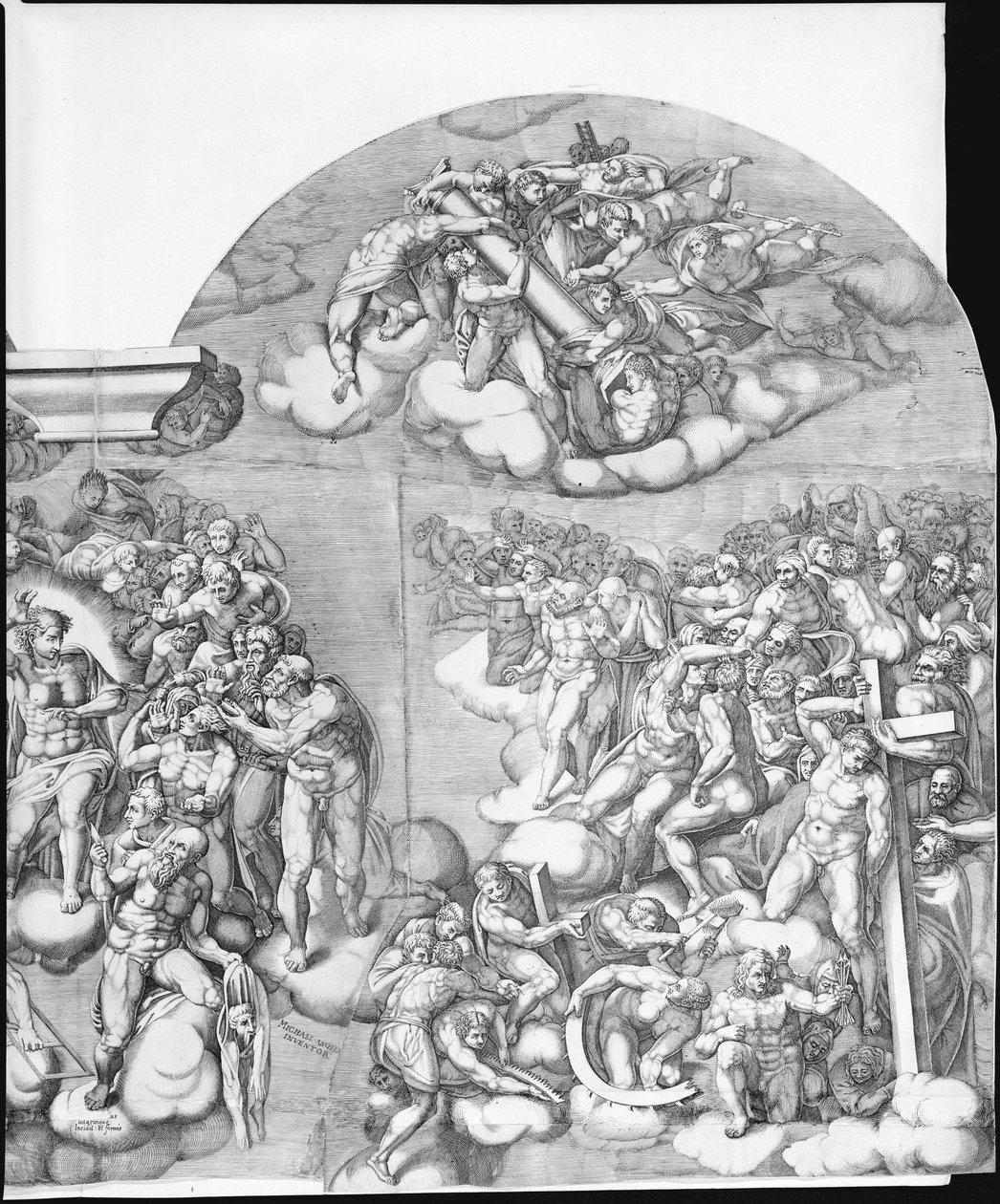 حكم مايكل أنجلو الأخير ، 1562. ، 1562. بواسطة نيكولا بياتريسيت