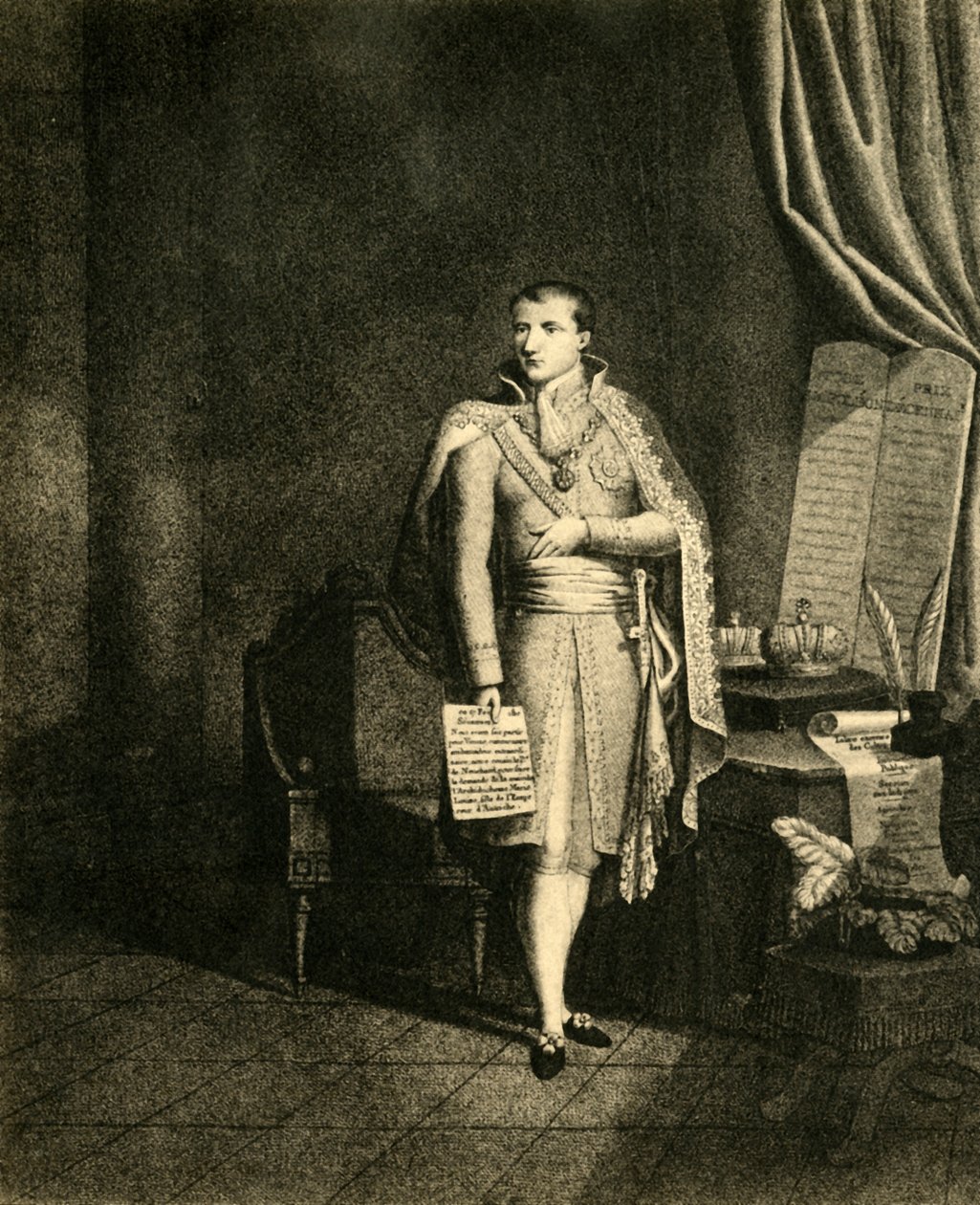 نابليون أول إمبراطور للملك الفرنسي لإيطاليا ، c1810 ، 1921. بواسطة نيكولاس كوليبيرت