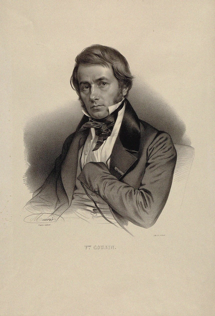 صورة للفيلسوف فيكتور كوزين 1792-1867. بواسطة نيكولاس أوستاش مورين