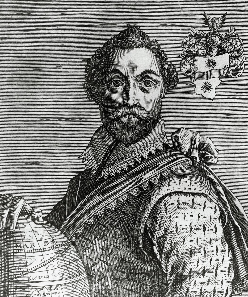 صورة لفرانسيس دريك (1540-1596) بواسطة نيكولاس الثاني دي لارميسين