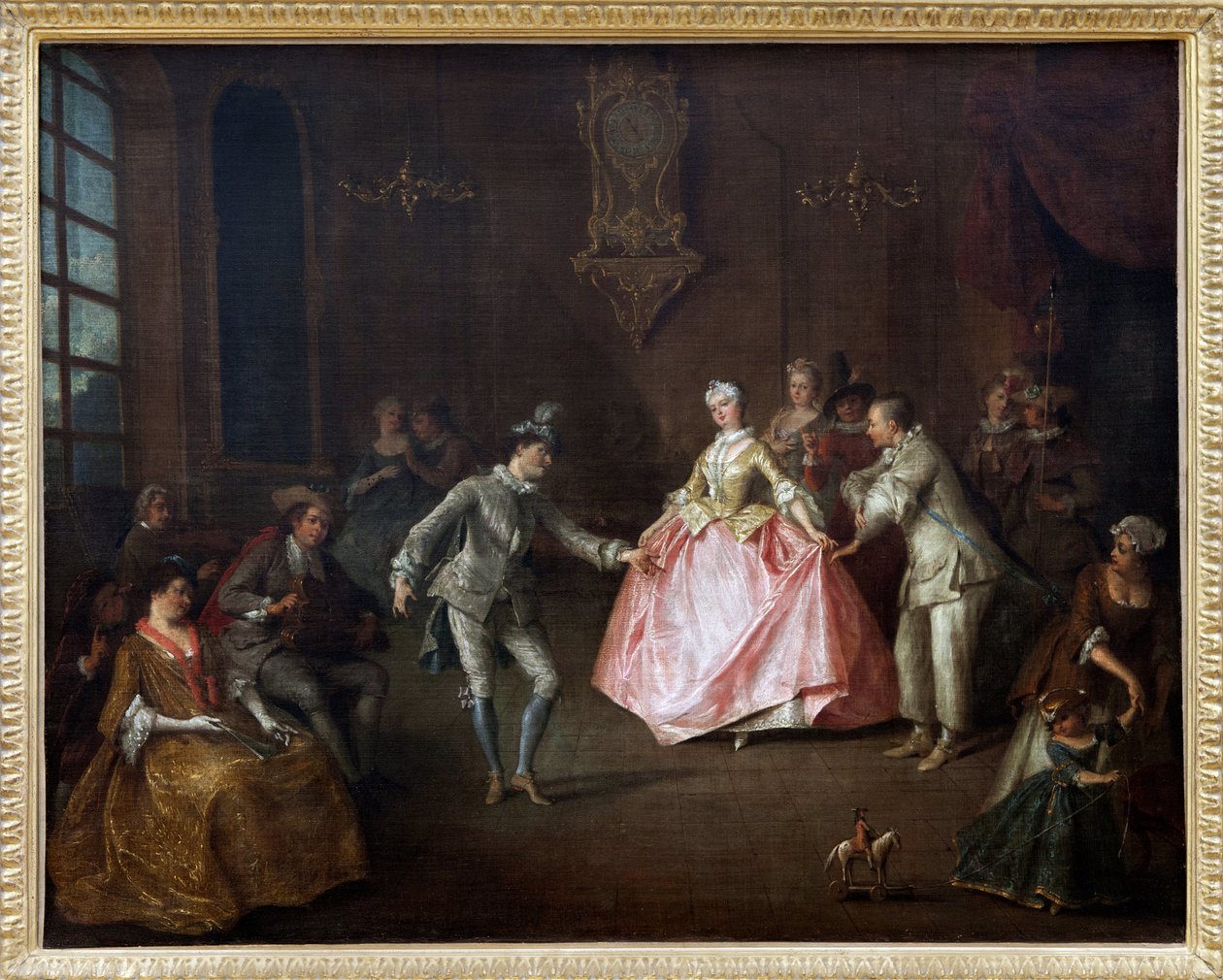 قبل كرة الأزياء ، لوحة زيتية على قماش رسمها نيكولا لانكرت (1690-1743). تصوير ، كيم يونغتاي ، نانت ، متحف الفنون الجميلة في نانت. بواسطة نيكولاس لانكريت
