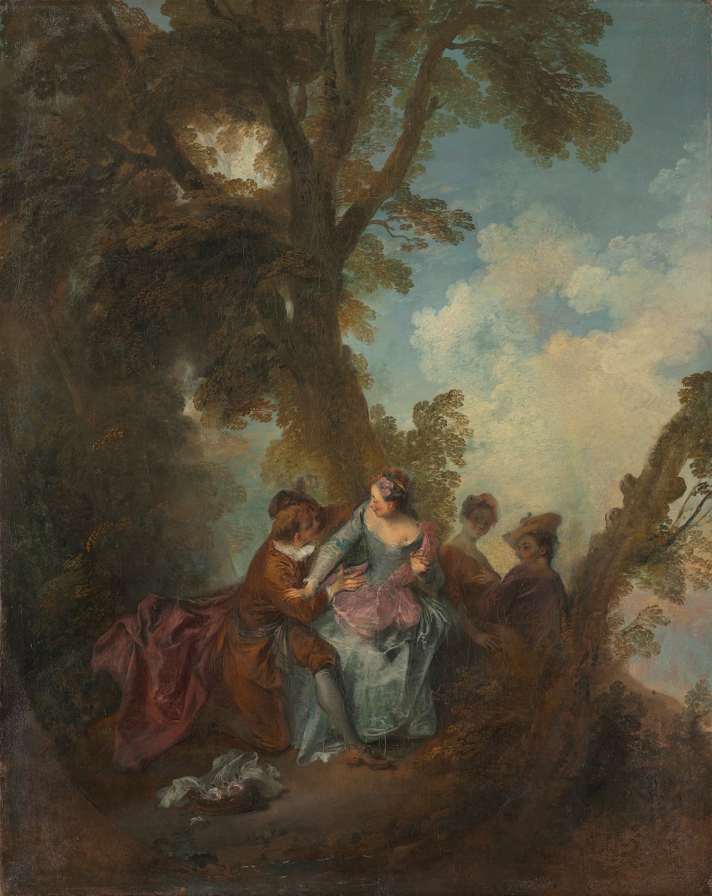 إعلان الحب ، ج. 1720. بواسطة نيكولاس لانكريت