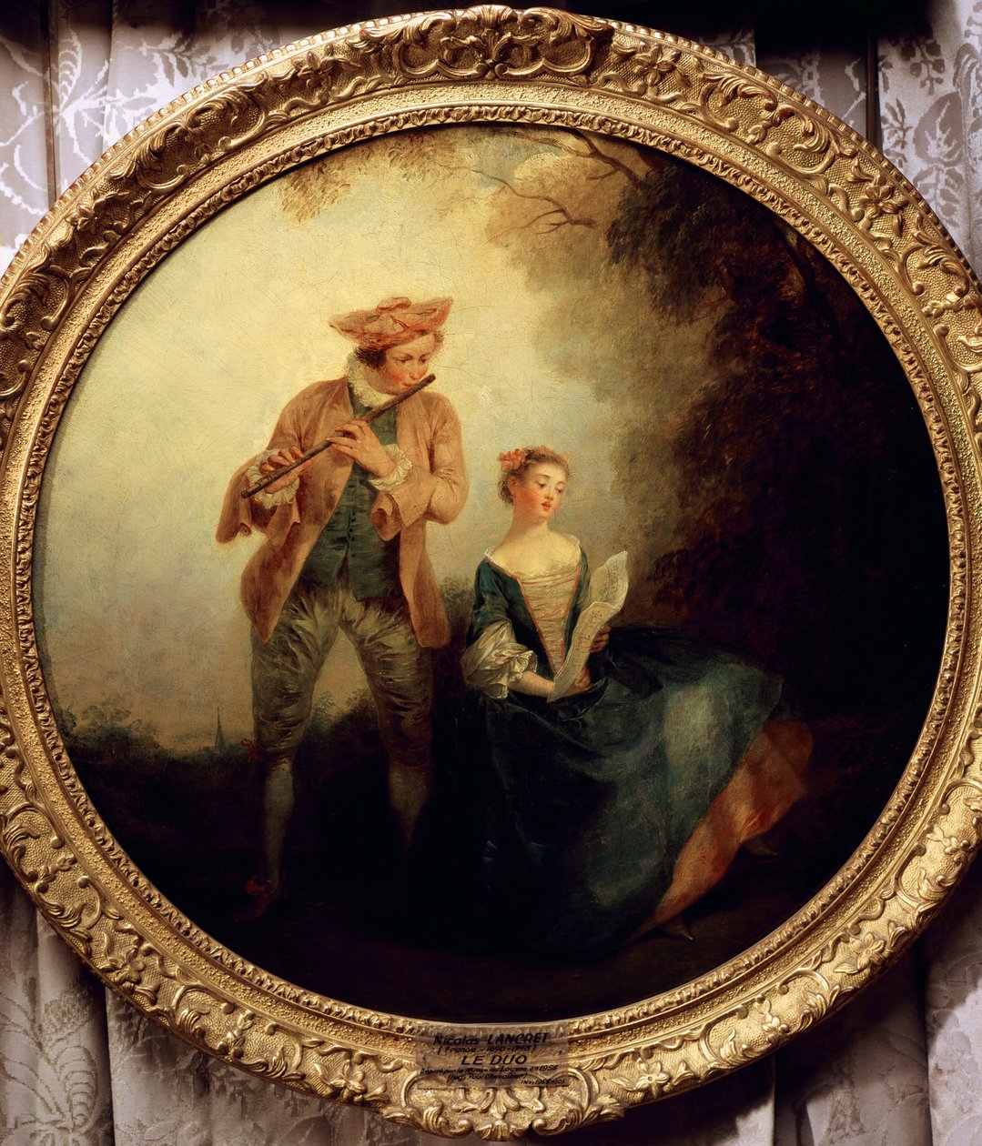 دويتو ، بقلم نيكولا لانكرت (1690-1743). فرنسا بواسطة نيكولاس لانكريت