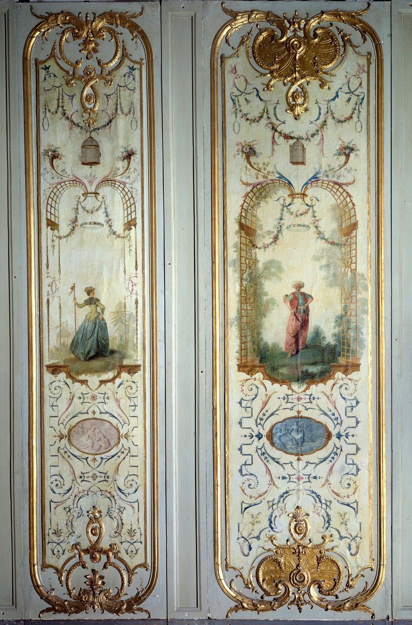 لوحة مرسومة من فندق Hotel de Peyrenc أدركها نيكولا لانكرت (1690-1743) 1725 باريس ، الفنون الزخرفية بواسطة نيكولاس لانكريت