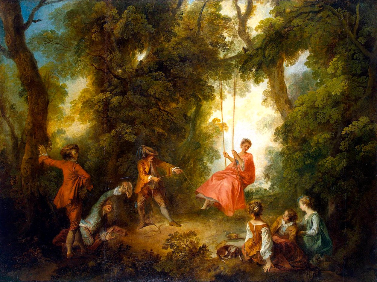 تأرجح ، 1730s. بواسطة نيكولاس لانكريت