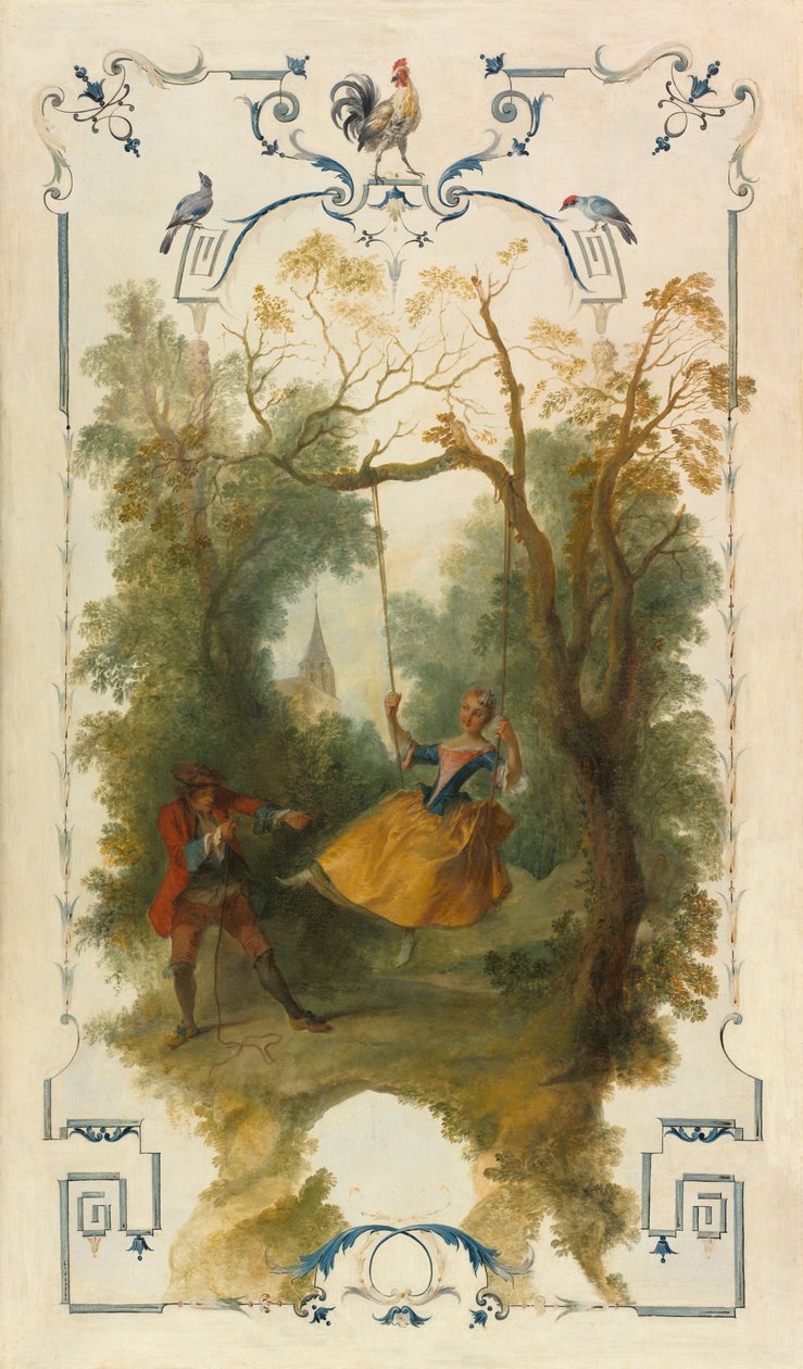 الأرجوحة ، ج. 1723-1727. بواسطة نيكولاس لانكريت