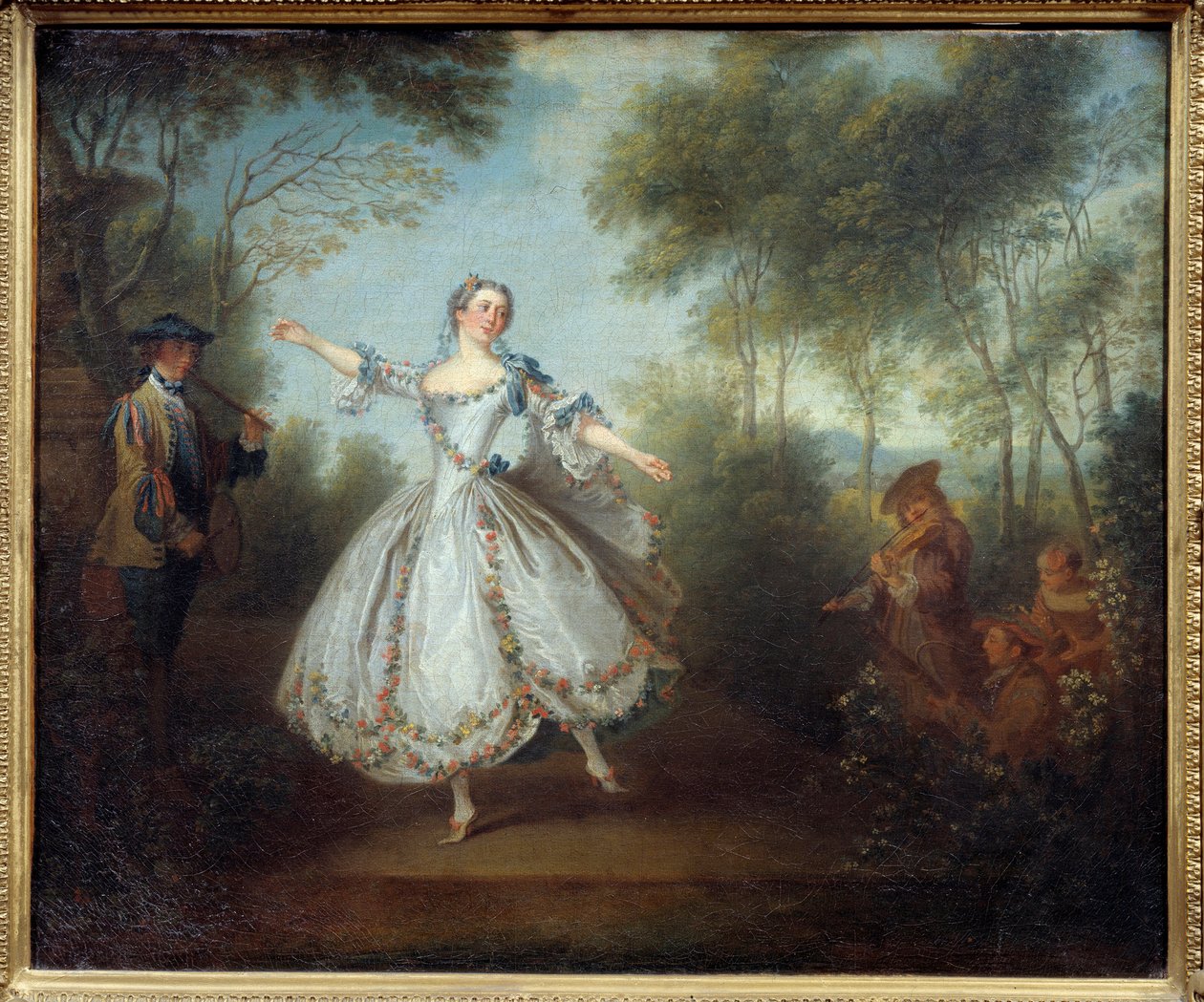 دعت الراقصة ماري آن كوبى (1710-1770) الرقص كامارجو. رسم نيكولا لانكرت (1690-1743) بواسطة نيكولاس لانكريت