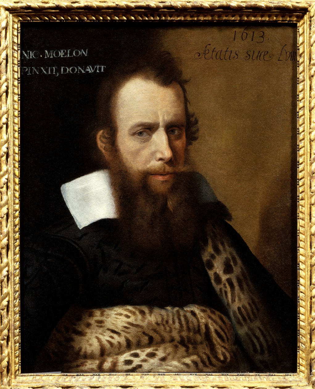 صورة يوستاش دي لا سال. رسم نيكولاس مويلون (أو مولون ، حوالي 1550-1619) بواسطة نيكولاس مويلون