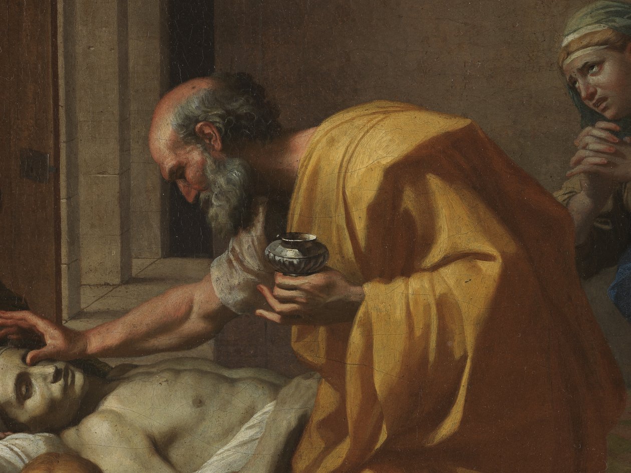 القسمة القصوى ، من الأسرار السبعة ، 1638-40 بواسطة نيكولاس بوسين