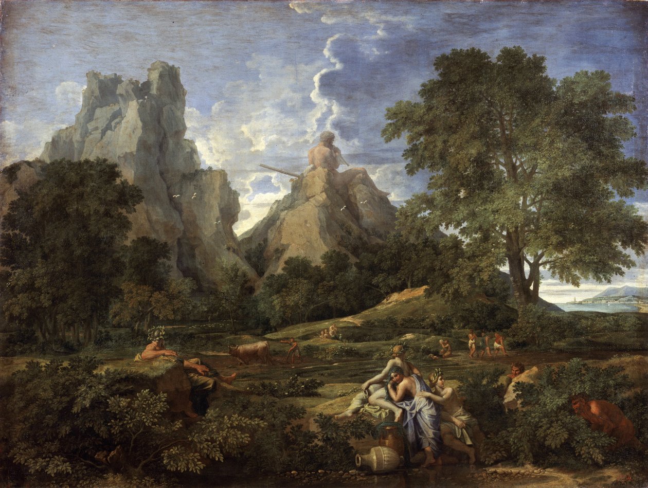 مناظر طبيعية مع Polyphemus ، 1649 بواسطة نيكولاس بوسين