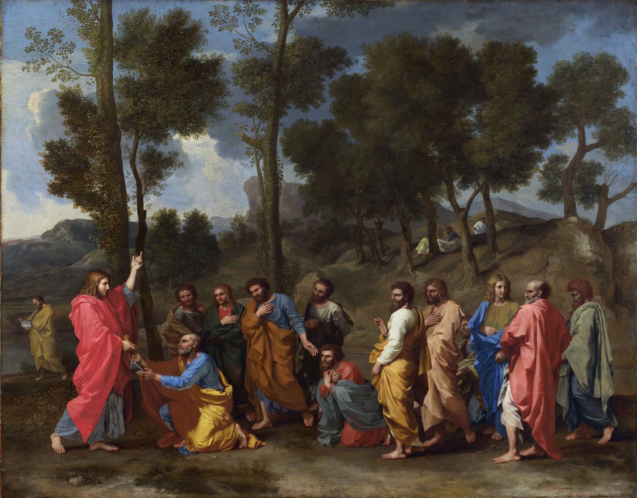 بوسان ، نيكولاس (1594-1665) سبعة أسرار: رسامة زيت على قماش باروك 1637-1640 المتحف الوطني الفرنسي ، لندن 95،2x120،6 لوحة بواسطة نيكولاس بوسين