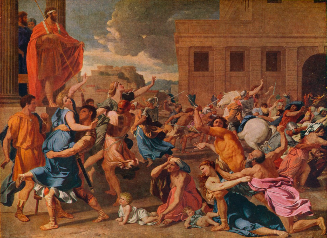 اختطاف نساء سابين ، ص 1633 بواسطة نيكولاس بوسين