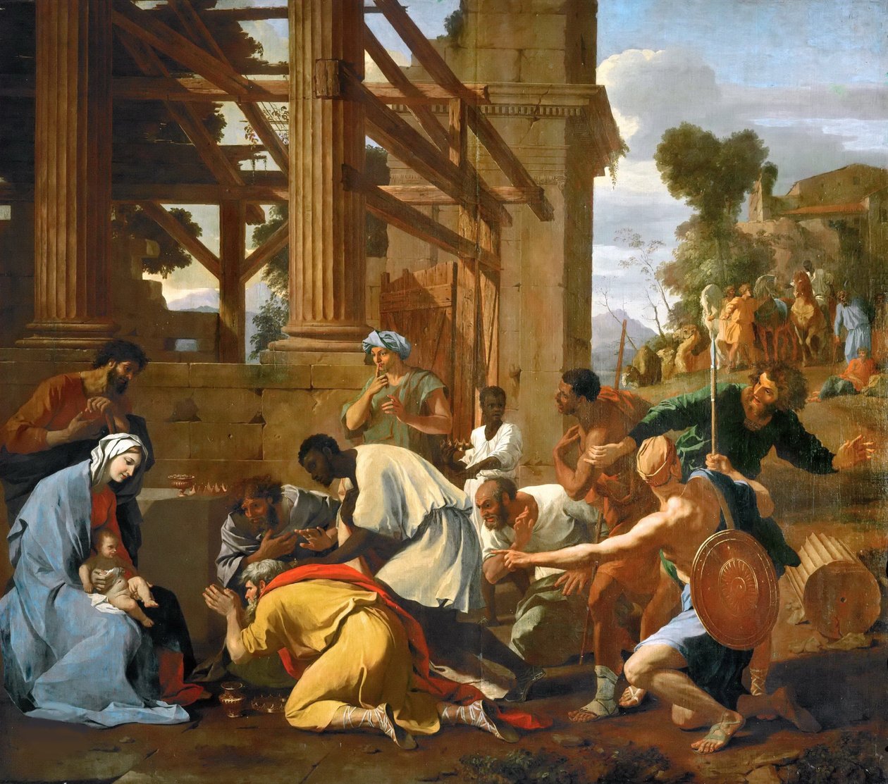 العشق من المجوس 1633. بواسطة نيكولاس بوسين