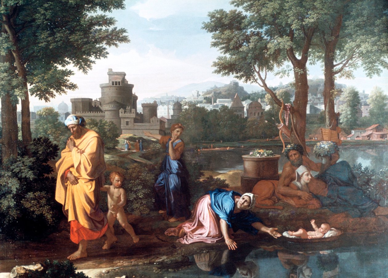 معرض موسى ، 1654 بواسطة نيكولاس بوسين