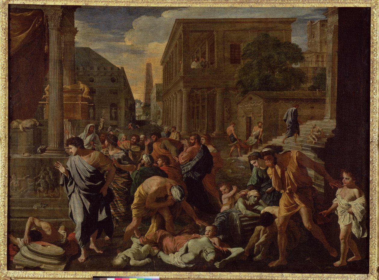 طاعون أشدود ، أو الفلسطينيون الذين ضربهم الطاعون ، 1630-31 بواسطة نيكولاس بوسين
