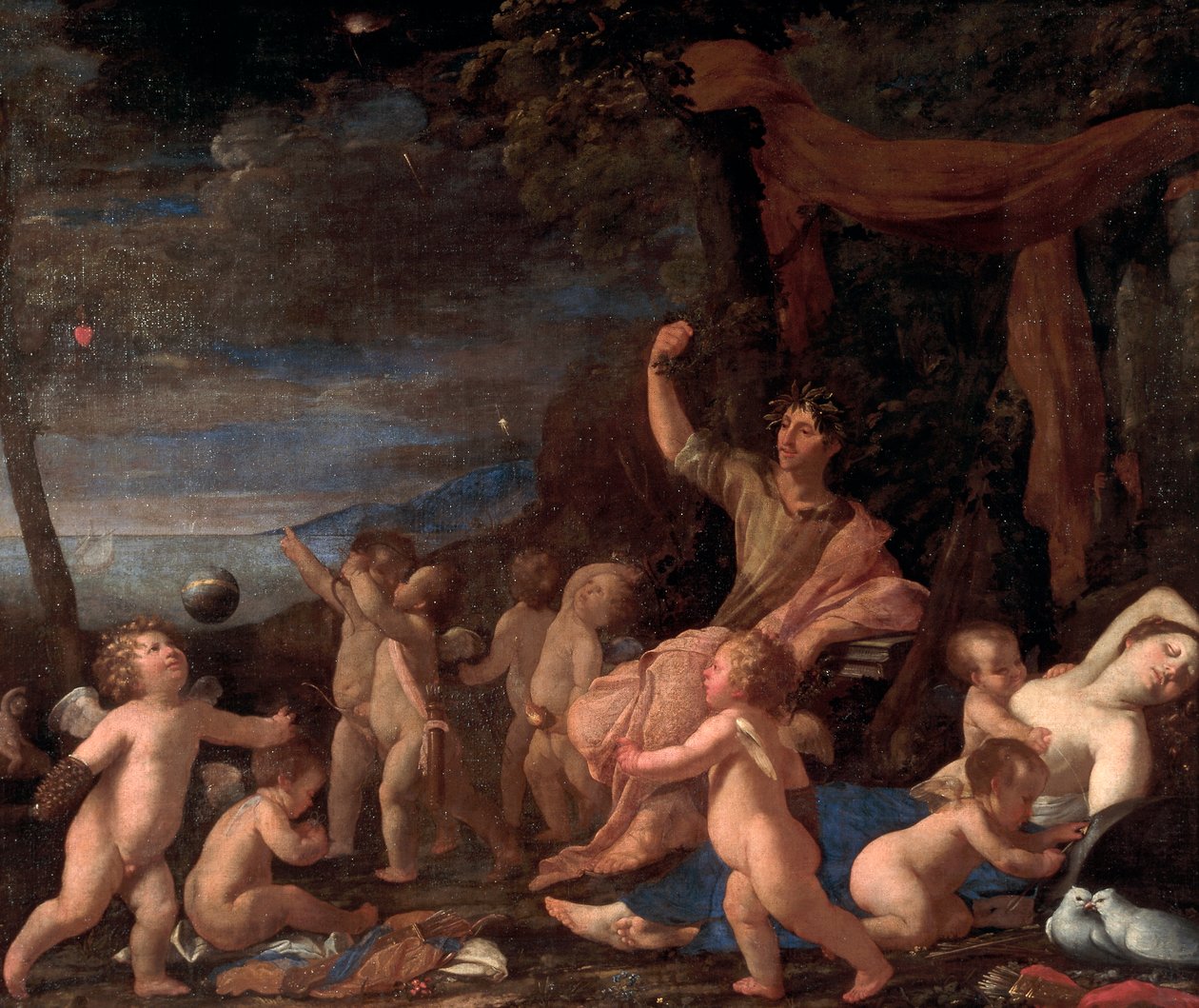The Triumph of Ovid (oil on canvas) بواسطة نيكولاس بوسين