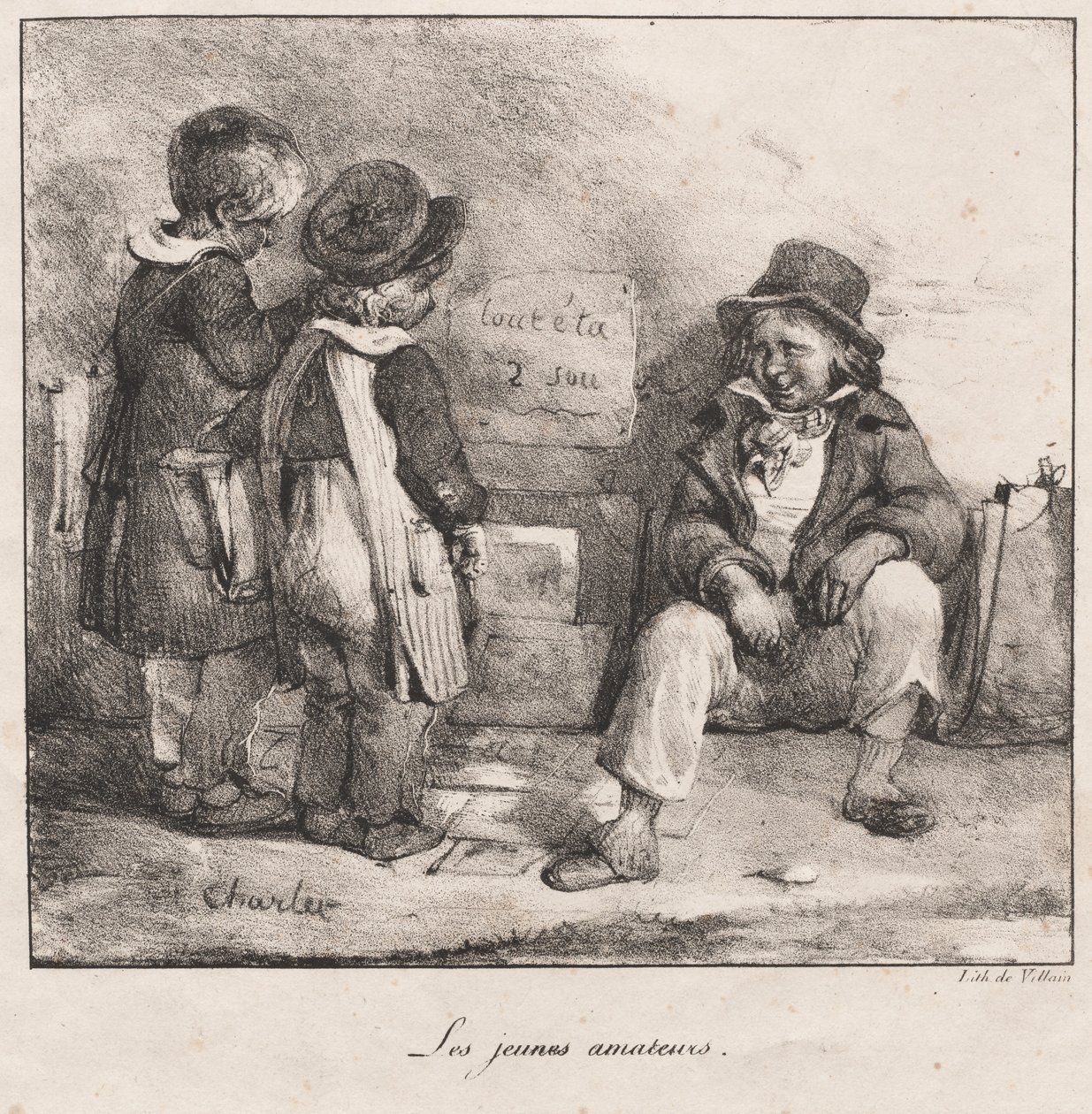 كتاب رسم لاستخدام الأطفال الصغار: الهواة الصغار ، 1822. بواسطة الكسندر جبرائيل (بعد) ديكامبس