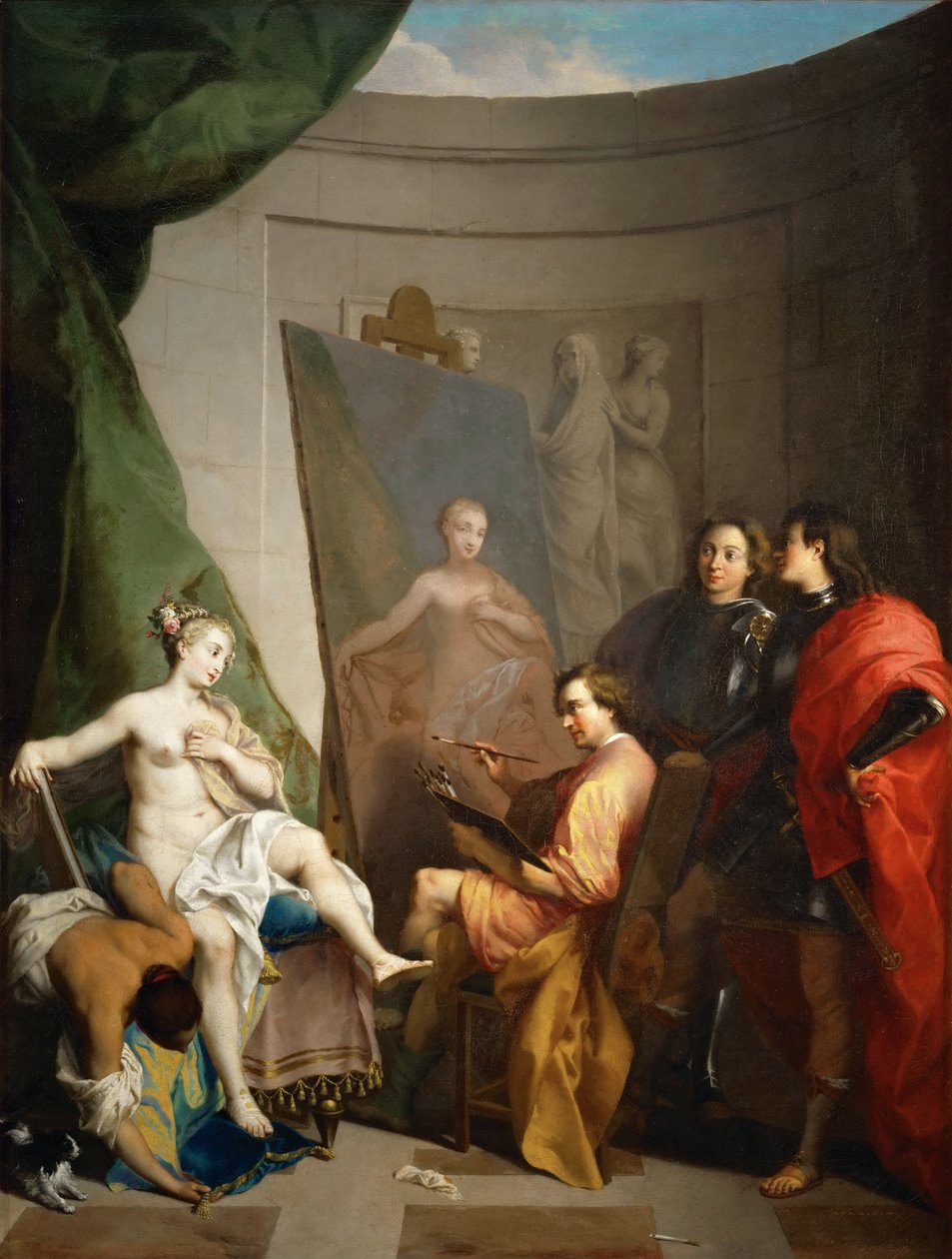 لوحة Apelles Campaspe بواسطة نيكولا فليوجيلز