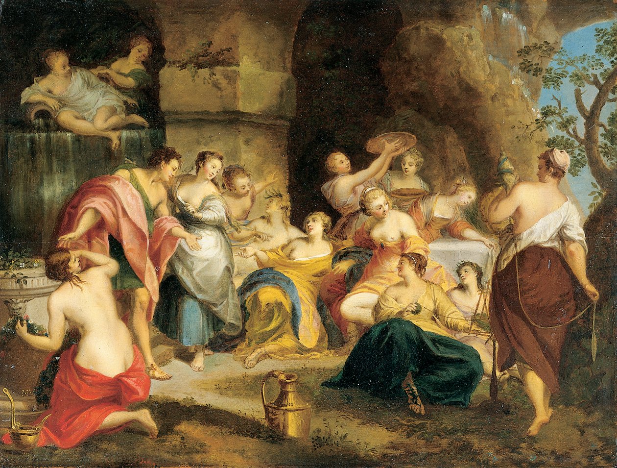 Telemachus في جزيرة كاليبسو بواسطة نيكولا فليوجيلز