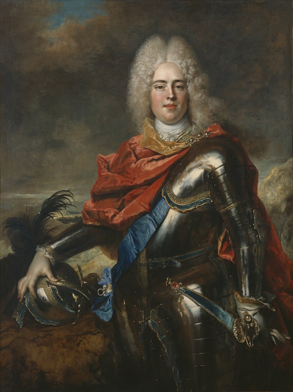 ولي العهد فريدريك أوغسطس من ساكسونيا (1696-1763) بواسطة نيكولاس دي لارجيليير