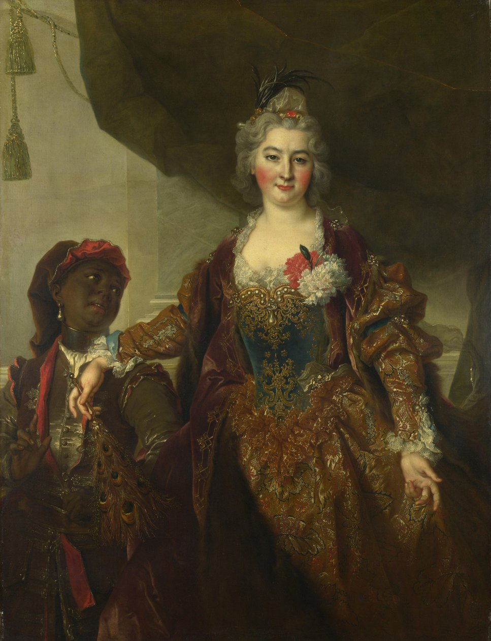 صورة للأميرة Rákóczi 1649-1722 ، كاليفورنيا 1720 بواسطة نيكولاس دي لارجيليير