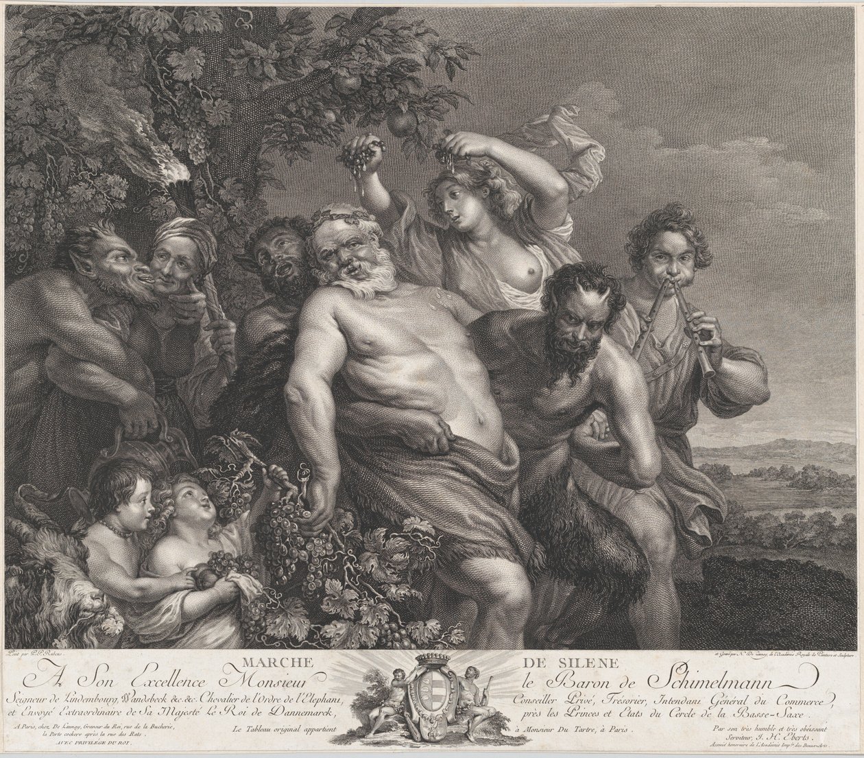 انتصار Silenus1775-1778 .1775-78 بواسطة نيكولاس دي لوناي