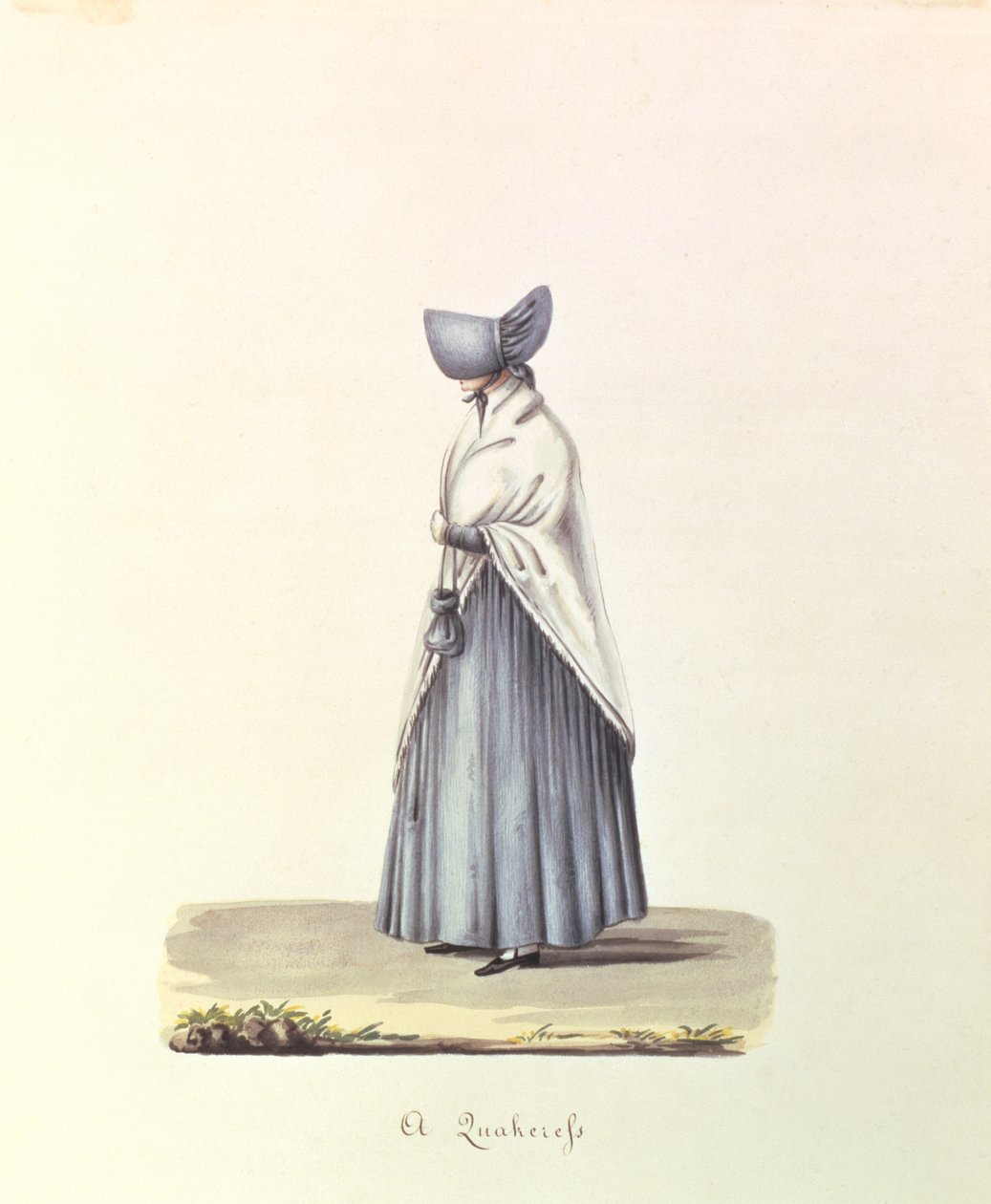 A Quakeress ، c.1840-44 (للزوج انظر 90129) بواسطة نيكولينو كاليو